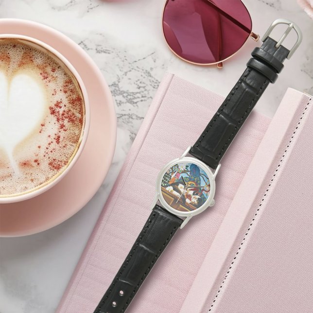 Calico Cat Dragon Red Armbanduhr (Von Creator hochgeladen)