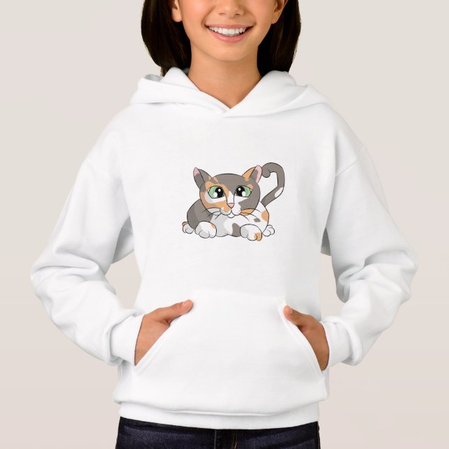 Calico Cat Hoodie (Vorderseite)
