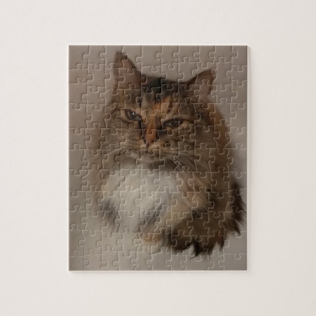Calico Cat Jigsaw Puzzle (Vertikal)