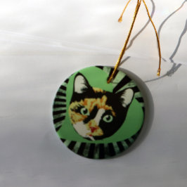 Calico Cat Keramikornament