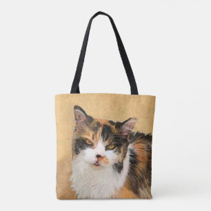 Calico Cat Malerei - Niedliche Originalkatzenart Tasche