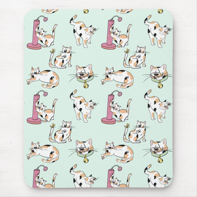 Calico Cat Mousepad (Vorne)