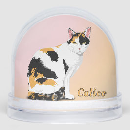 Calico Cat Personalisiert Schneekugeln
