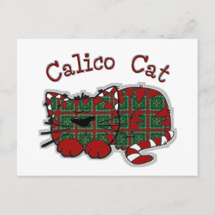 Calico Cat Postkarte