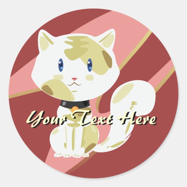 Calico Cat Stickers (Vorderseite)