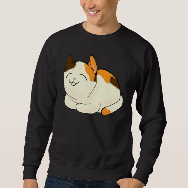 Calico Cat Sweatshirt (Vorderseite)
