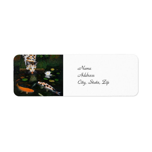 Calico Cat und Koi Fish (Vorne)