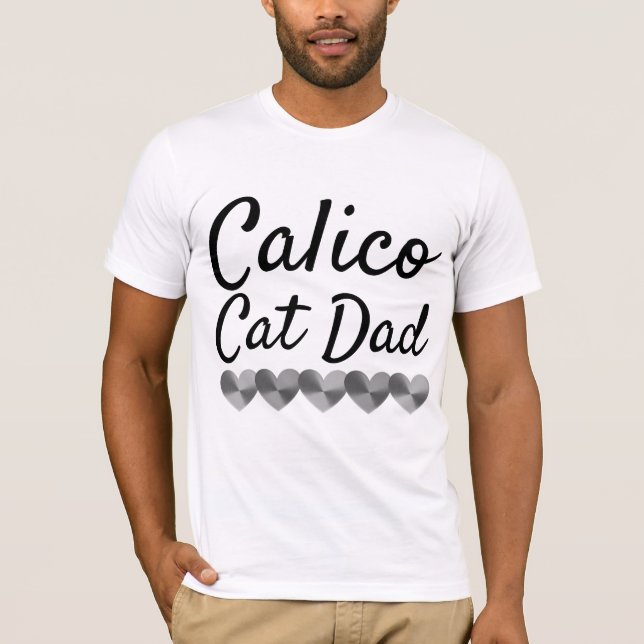 CALICO CAT VATER T - SHIRT (Vorderseite)