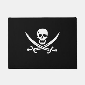 Calico Jack Rackham Pirate Flagge Doormat Fußmatte