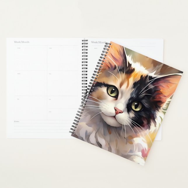 Calico Katze und Schmetterlinge im Frühlingspark Planer (Anzeige)