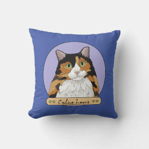 Calico-Katzenliebhaber Kissen