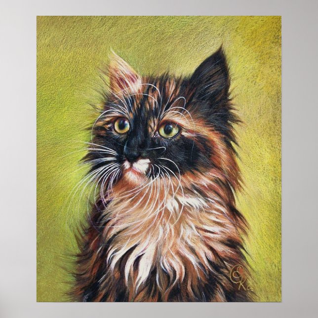 Calico kitten poster (Vorne)