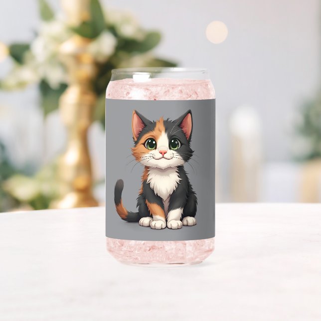 Calico Kitten Whimsical avec attitude (Insitu (Mariage))