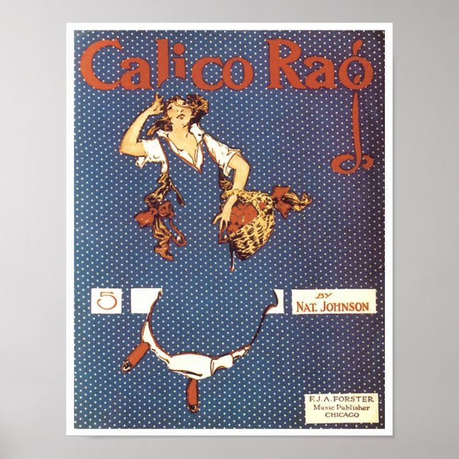 Calico Rag Vintag Songbook Cover Poster (Vorne)