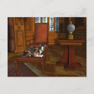 Calico Ruhe Postkarte
