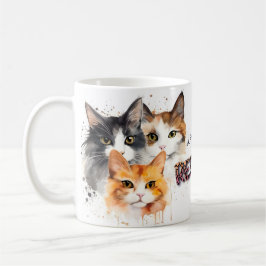 Calico & Tabby Cat Kaffeetasse