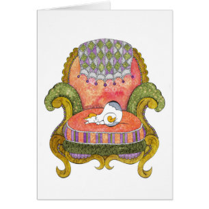 Calicot dans la chaise