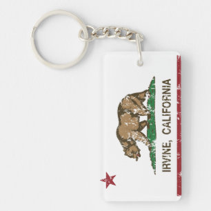 Californi Staats-Flagge Irvine Schlüsselanhänger