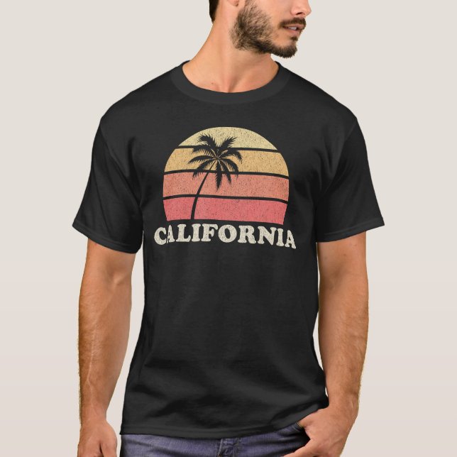 California 70er Throwback T-Shirt (Vorderseite)