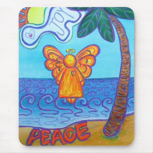 California Beach Angel Mousepad (Vorne)