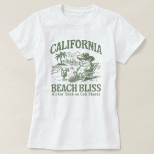 California Beach Bliss auf Cali Shoes T-Shirt