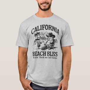 California Beach Bliss auf Cali Shoes T-Shirt