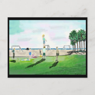 California Beach Summer Postkarte