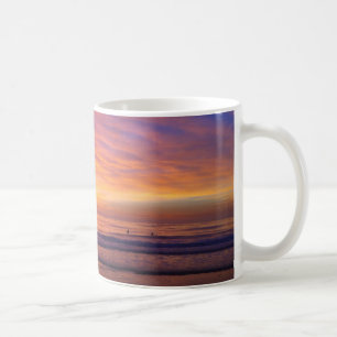 California Beach Sunset Tasse