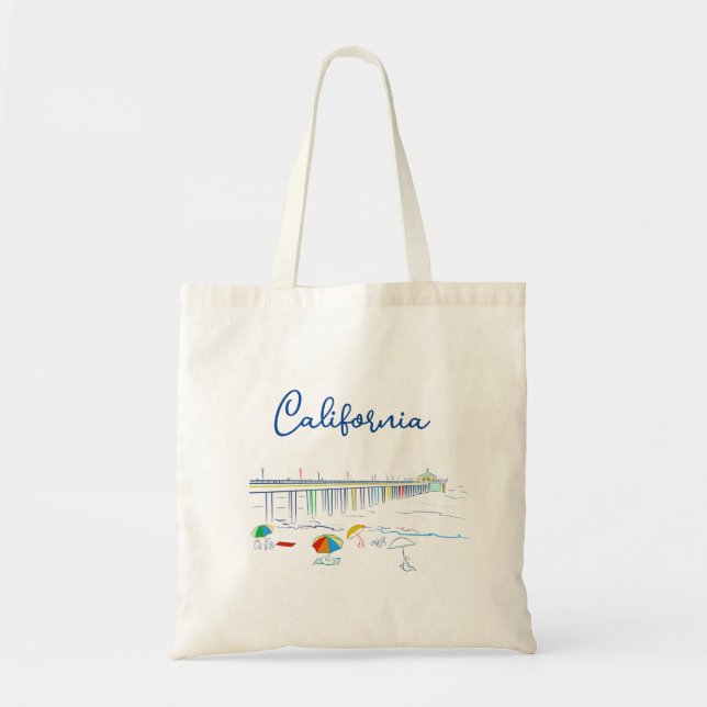 California Beach Tragetasche (Vorne)