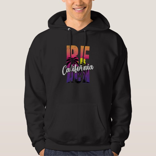 California Beach USA America State Hoodie (Vorderseite)