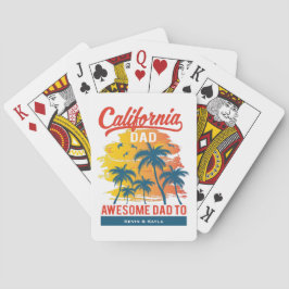 California Beach Vater Spielkarten