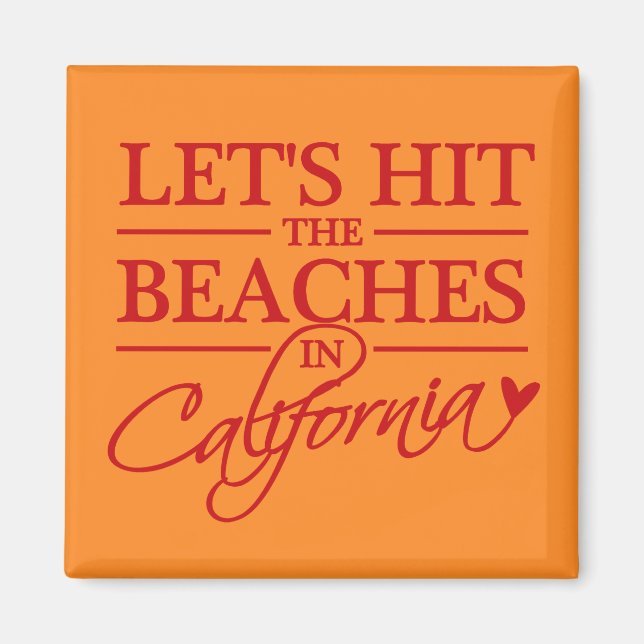 California Beaches Magnet (Vorne)