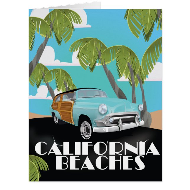 California Beaches Vacation Print (Vorderseite)