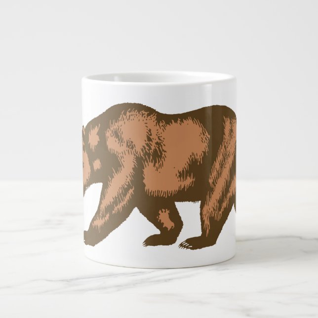 California Bear Jumbo-Tasse (Vorderseite)