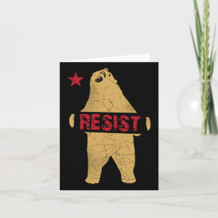 California Bear Shirt Resist Karte