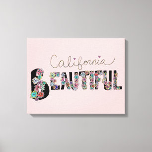 California Beautiful Leinwanddruck
