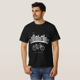 California Bicycle Trip men Männer schwarz-weiß T-Shirt