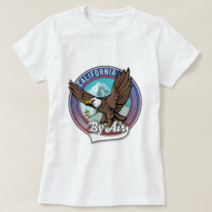 California By Air Reiseabzeichen  T-Shirt