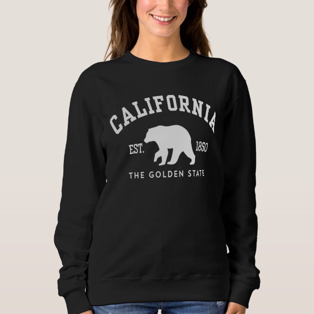 California CA Bear Sweatshirt (Vorderseite)