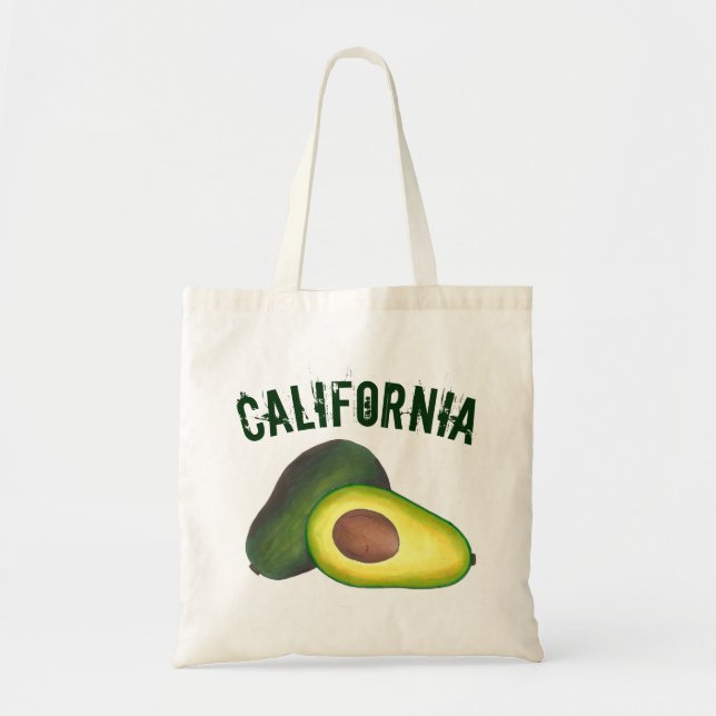 California Cali Avocado Avocadoes Health Food Tragetasche (Vorne)