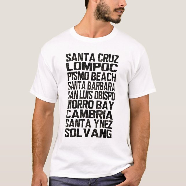 California Central Coast T - Shirt (Vorderseite)