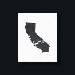 California Chalkboard Zuhause Staaten Map Leinwanddruck<br><div class="desc">California Chalkboard Zuhause Staat Map Canvas Print</div>