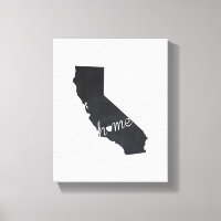 California Chalkboard Zuhause Staaten Map