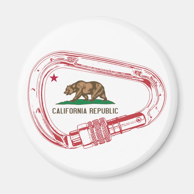 California Climbing Carabiner Magnet (Vorne)