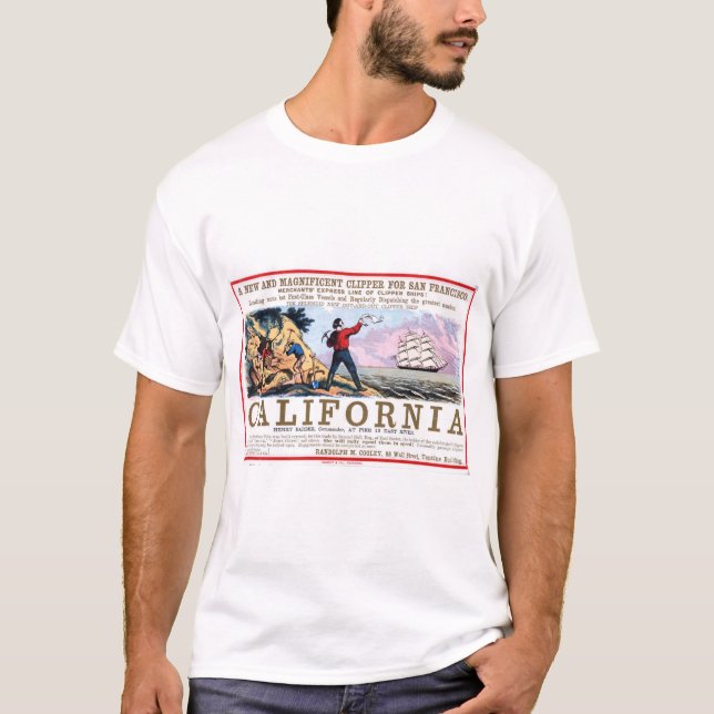California Clipper Sailing T-Shirt (Vorderseite)