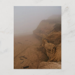 California Coastline in Nebel Postkarte