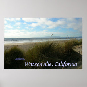 California Coastline - Watsonville - Affiche