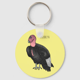 California condor bird Cartoon Schlüsselanhänger