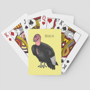 California condor bird Cartoon Spielkarten