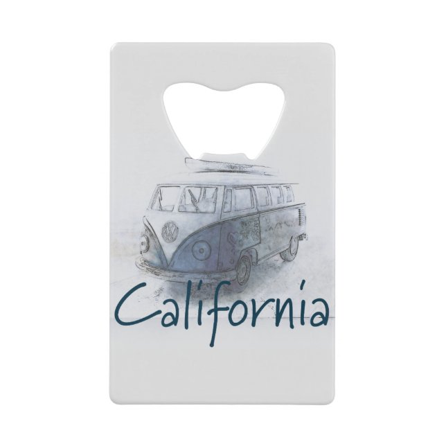 California Credit Card Bottle Opener (Devant)